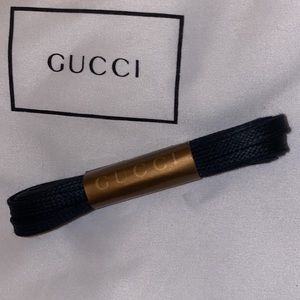 Authentic Gucci Black Shoe Laces
